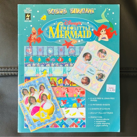 Paper Pizazz Disney’s The Little Mermaid Memory Album Book - Picture 1 of 7